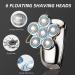 5-in-1 Head Shaver for Bald Men with LED Display - Versatile 6D Floating Design, Waterproof - For Hair, Beards, Nasal Hair & Facial Cleansing - Buy Online on GoSupps.com