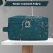 Ecohub Water-Resistant Travel Toiletry Bag | Wet/Dry Separation | Recycled PET | Wide-Open Zipper Pouch | Green - Buy Online on GoSupps.com