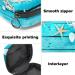 Menstruation Pad Bag with Zipper - Stylish Women's Napkin & Tampon Organizer - Summer Mussels & Starfish Design - Buy Online on GoSupps.com
