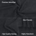 Orighty Black Salon Towel Pack of 12 - Super Soft Microfiber Hair Salon Towels - 16 x 27 Inches - Absorbent Towels for Salon, Gym, Spa, and Home - Buy Online on GoSupps.com