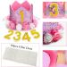 Legendog Dog Tutu Skirt & Birthday Party Supplies - Pink Girl Dog Birthday Outfit with Hat, Bowtie & Dress for Small Dogs - Buy Online on GoSupps.com