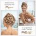THE PERFECT HAIRCARE Microfiber Hair Towel Wrap + 2 Smooth Large Hair Drying Tie for Wet Hair - Anti-Frizz Gentle Absorbent Hair Scrunchies or Face Washing Wristband Leopard - Buy Online on GoSupps.com