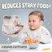 Baby Nom Waterproof Weaning Bib with Sleeves - Ideal for Baby Led Weaning | Grey Toddler Apron Bib for Mess-Free Feeding | 6-12 Months - Buy Online on GoSupps.com
