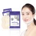 Double Chin Reducer & Neck wrinkle patches 4 pcs. Neck firming patches with Collagen  Ceramide  Hyaluronic Acid & Avocado Oil. Hydration & instant face lift neck mask - Labottach Korean Skincare