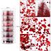 6 Boxes Valentine's Day Nail Glitters Red Heart Nail Sequins 3D Holographic Heart Nail Flakes for Nail Art Decals Nail Glitter Sequins Nail Art Design Nail Decorations for Women Girls - Buy Online on GoSupps.com