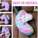 Shop Unicorn Auto Belt Pad - Kids Safety Belt Pillow for Comfort & Support | Mhjy Rainbow Headrest for Travel - Buy Online on GoSupps.com