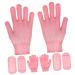 FRCOLOR 2 Sets Spa Moisturizing Socks Hand Exfoliating Socks Moisturizing Socks Gloves Spa Moisturizing Gloves Paraffin Wax Mittens Spa Gel Gloves Socks Cotton Lotion