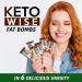 Keto Wise Fat Bombs | Chocolate with MCT Oil | Low Fat, Low Carb Snack | 7g Fat, 2g Net Carbs | Peanut Caramel Nougat | Pack of 16 - Buy Online on GoSupps.com