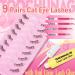 Half Lashes Kit with 8ml Eyelash Glue Wispy 3/4 False Eyelashes 13mm Cat Eye Lashes 9 Pairs D Curl Fake Eyelashes Clear Band Russian Strip Lashes by TOOCHUNAG - Buy Online on GoSupps.com