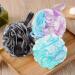 Bath Shower Pouf Large 75g XL Mesh Pouf Shower Ball Bath Loofah Sponge Pouf Body Exfoliating Bath Sponge Shower Sponge Body for Men and Women Silky and Smooth Skin Cleansing(3color) - Buy Online on GoSupps.com