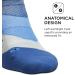 Feetures Elite Light Cushion Quarter Running Socks - Buckle Up Blue Medium - Buy Online on GoSupps.com