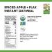 Nature's Path Organic Gluten Free Spiced Apple Oatmeal 48 Pack - Non-GMO, Heart Healthy Flax, 28g Whole Grains - Buy Online on GoSupps.com