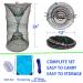 Crab Trap Fishing Net - Portable Foldable Line Trap for Lobster, Shrimp - Bait Case & Accessories Included - Buy Online on GoSupps.com