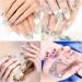 Prasacco Rhinestone Picker Dotting Wax Pen Rhinestone Picker Tool with 2 Pink Replaceable Wax Head Rhinestone Pickup Applicator Tool Rhinestone Crystals Picker for DIY Nail Art Decoration - Buy Online on GoSupps.com