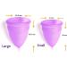 Luna Cup Menstrual Cups Set of 2 - Large and Small Period Cups with Storage Bag - Buy Online on GoSupps.com