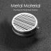 Black & White Stripe Round Pill Box - Mini 3 Compartment Travel Medicine Organizer | Portable Decorative Vitamin Holder - Buy Online on GoSupps.com