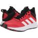 adidas Men's Own The Game Basketball Shoe 9 - Vivid Red/White/Core Black - Buy Online on GoSupps.com