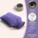 Samply 2L Hot Water Bottle with Knitted Cover - Hot & Cold Compress for Pain Relief - Lilac - Buy Online on GoSupps.com