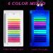 Neon Color Eyelash Extensions - 0.07mm D Curl 15mm Glow in the Dark Volume Lashes for Halloween & Christmas Parties - Buy Online on GoSupps.com