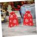 PLAFOPE Candy 10pcs Snowflake Burlap Bag Holiday Pouch Portable Bag Package Bag Storage Bag Handbag Christmas 14X10X0.3CM Red - Buy Online on GoSupps.com