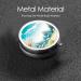 Cute White Daisies Portable Metal Pill Box | Round Mini 3-Compartment | Travel-Friendly Black Design for Small Pills - Buy Online on GoSupps.com