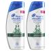 Head & Shoulders Itchy Scalp Care Anti-Dandruff 2 in 1 Shampoo and Conditioner Infused with Eucalyptus 23.7 Fl Oz Twin Pack