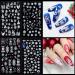4 Sheets Christmas Nail Art Stickers 5D Embossed Snowflake Nail Decals Self-Adhesive Nail Stickers with Tweezers DIY Christmas Nail Design Decoration for Women Girls Style1 - Buy Online on GoSupps.com