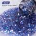 Maychao 15ML Purple Blue Glitter Gel Nail Polish | Soak Off UV LED Sequins Gel | DIY Manicure Salon at Home - Buy Online on GoSupps.com