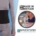 Solace Bracing Max Abdominal Binder - British Made & NHS Approved Post-Surgery Stomach Belt - Ideal Belly Wrap for Postpartum & C-Section Recovery - Black - Buy Online on GoSupps.com