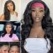 Lace Melting Bands for Wig Edges - Elastic Bands for Secure Wig Placement - 2 Pack Black+Pink - Buy Online on GoSupps.com