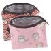 Fomiyes 2 pieces practical period pocket women bandage bags of portable pocket tampon storage bag decorative menstrual tapes bag driver's license holder outdoor