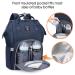 Pomelo Best Baby Diaper Backpack - Stylish Water-Repellent Large Capacity for On-the-Go - Marine Blue - Buy Online on GoSupps.com