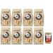 Alce Nero Tocchetti Bread Sticks - Organic Baking Product with Organic Khorasan Wheat and Extra Virgin Olive Oil - 150g + 400g Box - Pack of 8