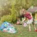PRETYZOOM Kids Cornhole Game Set - Portable Outdoor Toss Game with 6 Bean Bags | 25x19 Light Blue - Buy Online on GoSupps.com
