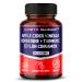 Apple Cider Vinegar 9000 mg Berberin 6000mg Ceylon Cinnamon 9000mg Turmeric 6000mg - All-in-1 Supplement for Glucose Wellness Immunity Digestion *USA Made & Tested* (150 Count (Pack of 1))