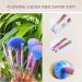 Unicorn Fan Makeup Brush Set | Crystal Sparkles Blue Blush Powder Lip Eye Shadow Eyebrow & Blender Brushes Perfect for Flawless Makeup Application - Buy Online on GoSupps.com