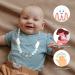 Chew Necklaces for Sensory Kids 2 Pack Baby Silicone Teething Necklace Nursing Necklace Breastfeeding Teether Toys BPA Free Freezable Dishwasher and Refrigerator Safe - Buy Online on GoSupps.com
