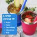 Kichuzl Colorful Straw Cups Pack of 2 - Stainless Steel Toddler Cup Set (Rose/Blue) - Buy Online on GoSupps.com