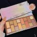 16 Color Eyeshadow Palette - Long Lasting, Waterproof, Highly Pigmented Makeup with Gold Glitter, Pearly Matte Shades - Natural Warm Tones for Full Face Glamour - Buy Online on GoSupps.com