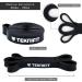 Teknifit Resistance Band - Medium Pull Up Power Band for Full Body Workout - Home Fitness Solution with FREE Exercise Guide Download - Black - Buy Online on GoSupps.com