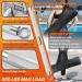 Buy Resistance Band Bar - 500 LBS Strength Training Kit with 4 Heavy Bands | Portable Home Workout Equipment for Chest Press Deadlift Squats and Curls | Detachable Bar (38.58 ) - Silver - Buy Online on GoSupps.com