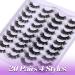 Zegaine 20mm Fluffy Dramatic False Eyelashes - 20 Pairs 3D Faux Mink Lashes - 4 Styles Wispy Pack - Buy Online on GoSupps.com