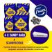 Tyrkisk Peber Original from Fazer - Salmiak & Pepper Candy - 4 x 120g Bags of Finnish Salmiakki - Salty & Delicious Treats - Buy Online on GoSupps.com