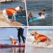 Adjustable Dog Rescue Vest - Safety Jacket for Swimming & Training - Red Color (Size M) | Lifesaver Summer Swimwear - Buy Online on GoSupps.com
