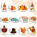 Whaline 72Pcs Thanksgiving Cupcake Topper 12 Designs Turkey Pumpkin Maple Leaf Gnome Cupcake Picks Cartoon Fall Food Picks with Sticks Glue Point for Autumn Thanksgiving Party Supplies Cake Decor - Buy Online on GoSupps.com
