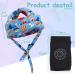 Baby Toddler Safety Helmet Set with Knee Pads and Socks - Soccer Owl Design - Buy Online on GoSupps.com