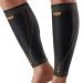 Copper Calf Compression Sleeves for Men and Women Leg Compression Sleeve for Shin Splint Relief Calf Sleeves for Men Running Fitness (1 Pair) Black Large