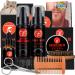 Beard Grooming Kit Beard Kit with Beard Oil Beard Balm Beard Wash Beard Brush Beard Comb Mustache Scissors Beard Care Unique Gifts for Men Beard Set&Kit - Buy Online on GoSupps.com
