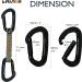 Fusion Climb 6-Pack Quickdraw Set - 11cm Lightweight Durable Climbing Gear - Buy Online on GoSupps.com