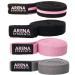 Arena Strength Long Fabric Resistance Bands - Full Body Resistance Bands Set of 4 and Pull Up Assistance Bands | Cloth Resistance Bands Loop with Fabric Exercise Resistance Bands Workout Guide